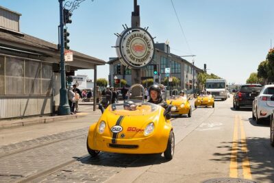 1HR San Francisco Chinatown and Downtown GoCar Tour - Before You Ride: Helmets, Controls, and the Real Meaning of Self-Guided
