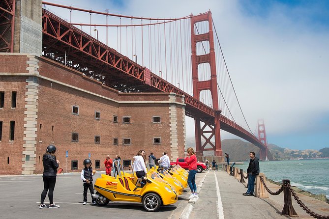 2HR Golden Gate Bridge and Lombard Loop GoCar Tour - Starting at 431 Beach St: setup that gets you rolling