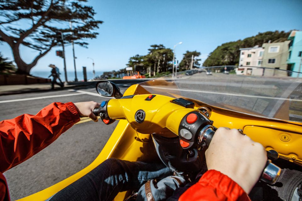 GoCar 3-Hour Tour of San Francisco's Parks and Beaches - The driving style: easy controls, tight spaces, real SF traffic