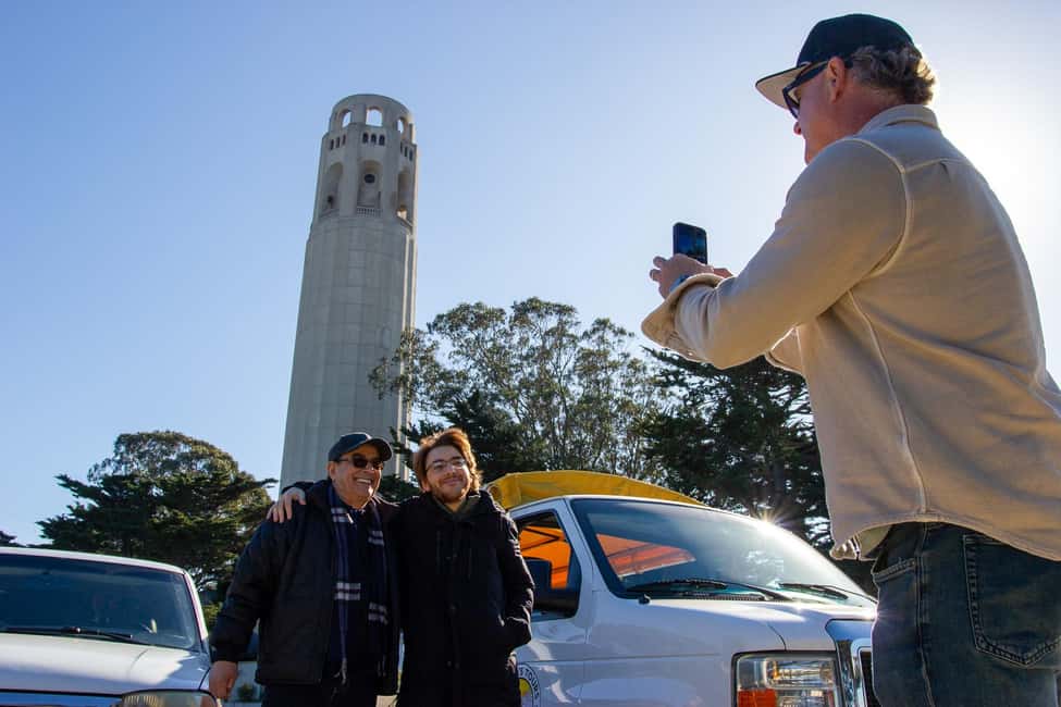 San Francisco: Alcatraz Admission + City Highlights Tour - The City Highlights Stops: Coit Tower, Golden Gate, and Palace of Fine Arts