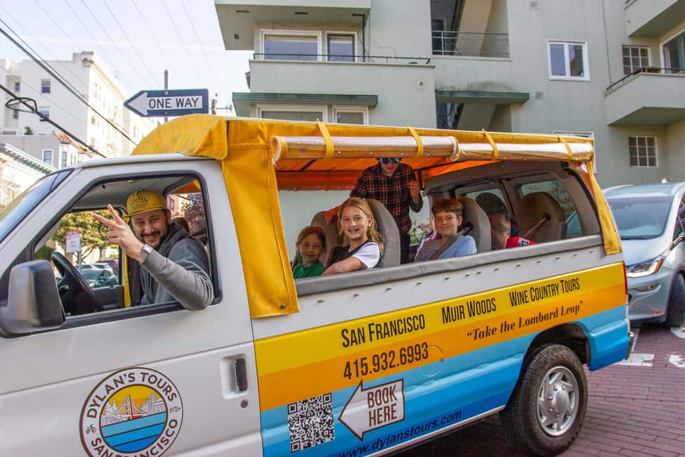 San Francisco: Alcatraz Admission + City Highlights Tour - Lombard Street in an Open-Air Van: The Best Kind of Chaos