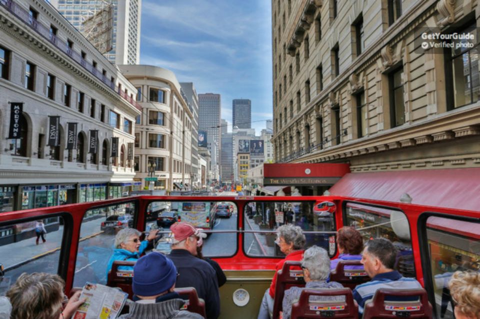 San Francisco: Alcatraz Island & 48-Hour Hop-On Hop-Off Tour - The 1-hour panoramic sunset tour: Golden Gate Bridge timing and photo stops