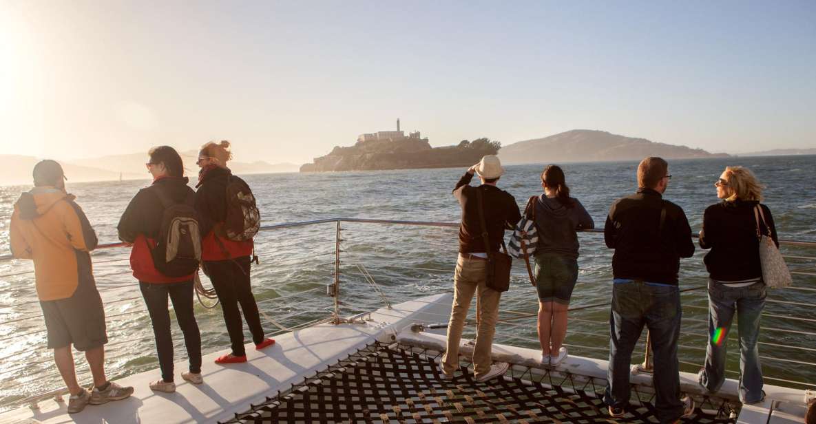 San Francisco Bay Sunset Cruise by Luxury Catamaran - From Pier 39 to the open Bay: what the experience feels like