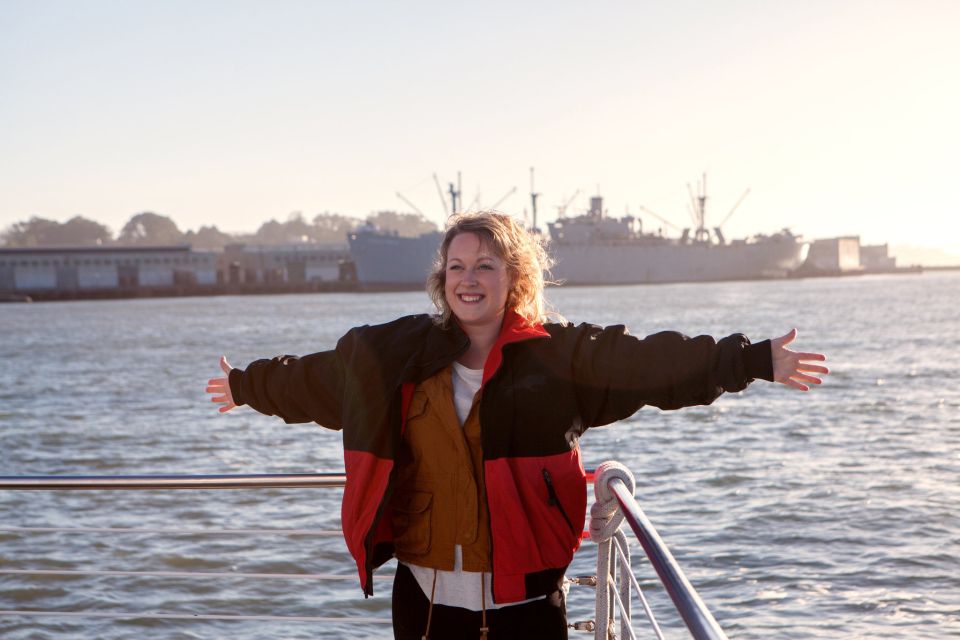 San Francisco Bay Sunset Cruise by Luxury Catamaran - The crew and the pace: why small-boat feels different