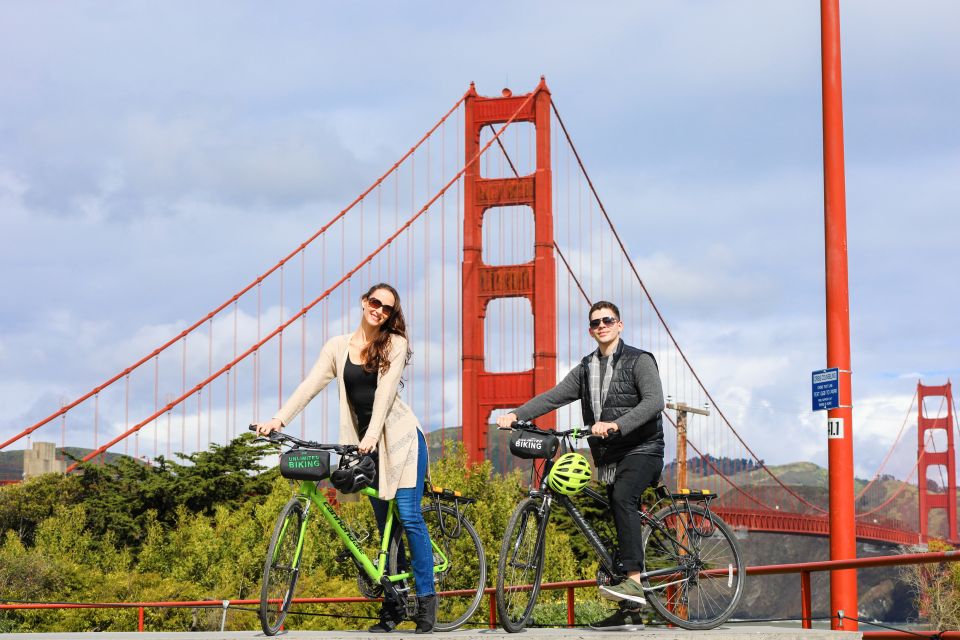 San Francisco: Bike Rental from Golden Gate Bridge with Map - What you’ll actually see: Golden Gate Bridge, Fisherman’s Wharf, and the Alcatraz angle
