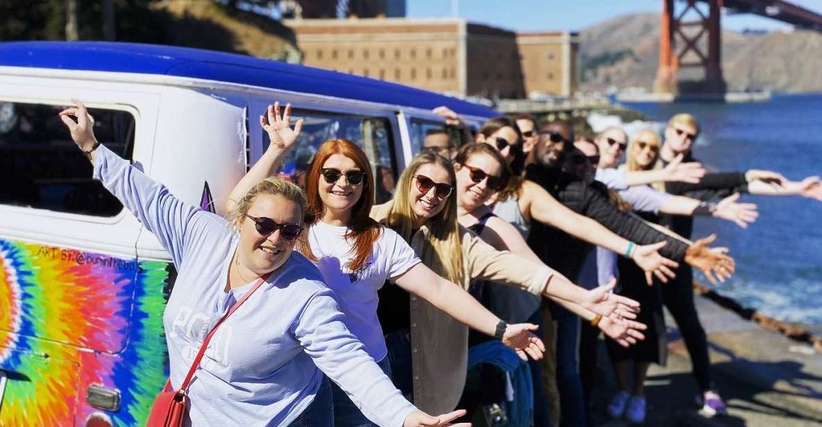 San Francisco: City Sightseeing Tour on Hippie Bus - The Golden Gate Bridge photo stop: make it count