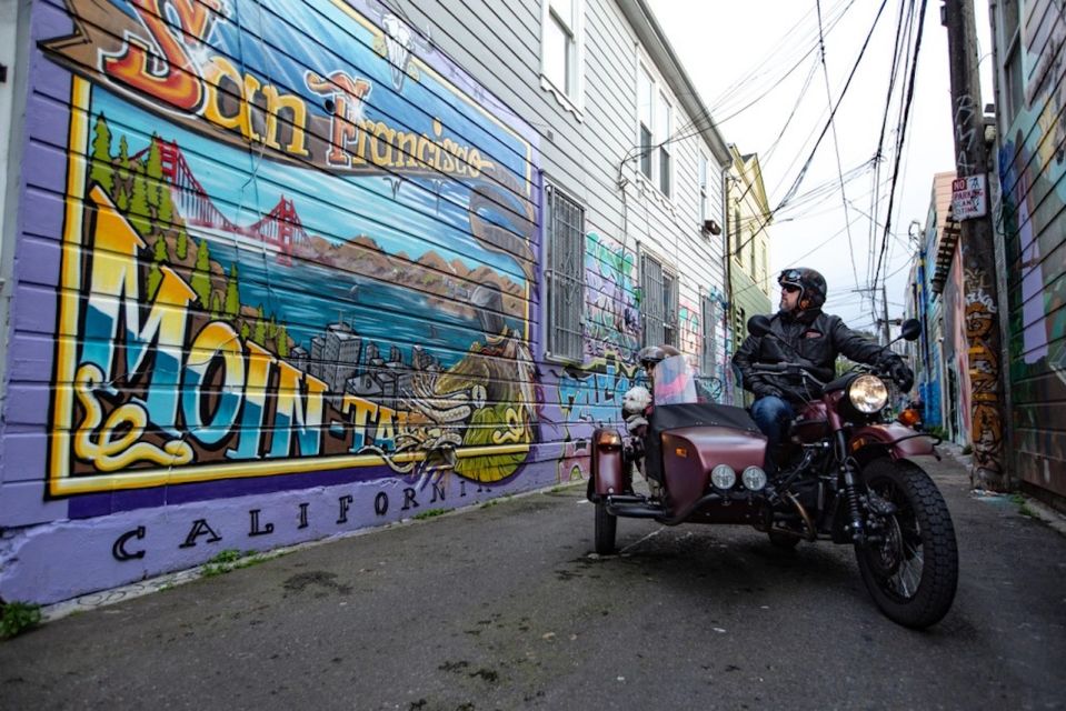 San Francisco: City Sunset Tour by Vintage Sidecar - Following the route: Lombard Street, the Marina, then the Golden Gate at night