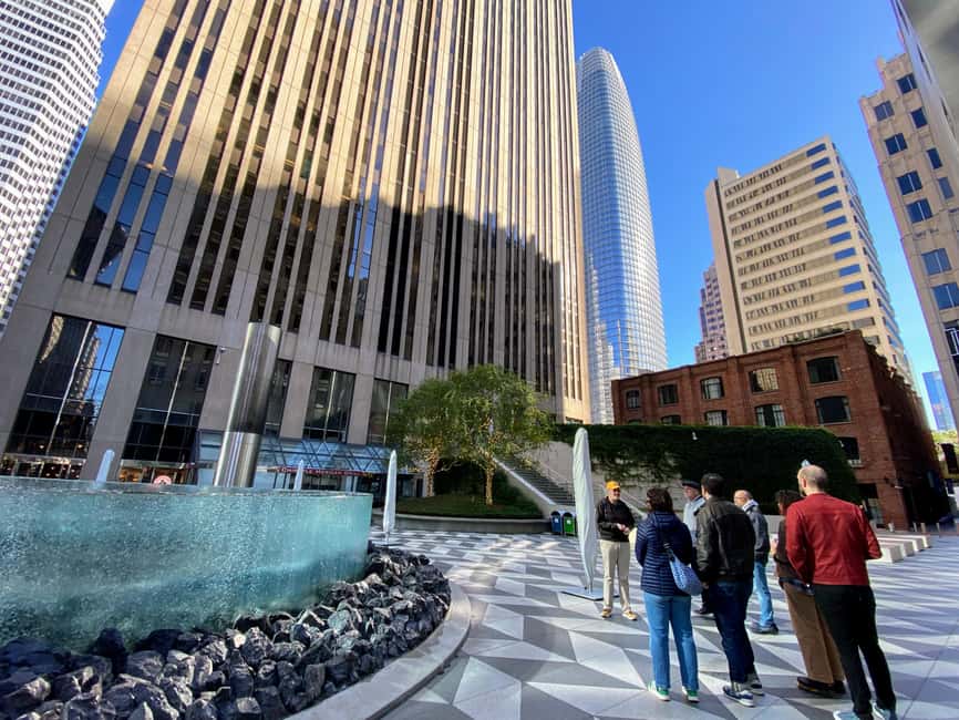 San Francisco: Downtown Architecture & Public Art Tour - Salesforce Transit Center park: the rooftop park with bus-powered fountains