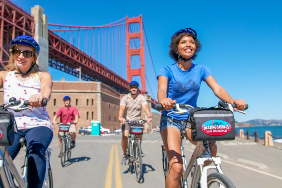San Francisco: Exclusive Bike, Beer, and Boat Tour - Glide into Sausalito: mostly downhill, and still worth riding with attention