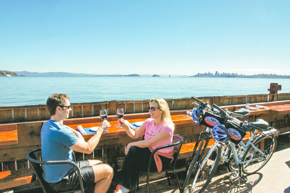 San Francisco: Exclusive Bike, Beer, and Boat Tour - The $20 dining voucher in Sausalito: what it covers and how to use it smart
