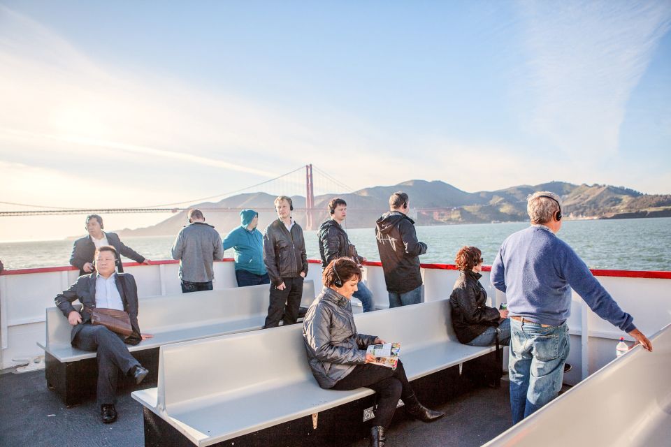 San Francisco: Golden Gate Bay Cruise (1-hour) - Audio in 16 languages: how to get the most from it