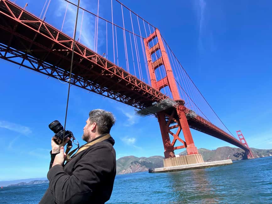San Francisco: Golden Gate Bay Voyage on Historic Boat - The Palace of Fine Arts dome and Alcatraz’s looming silhouette