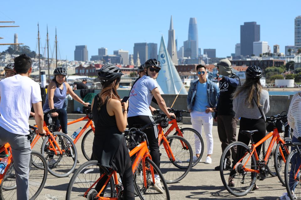 San Francisco: Golden Gate Bridge Guided Bike or eBike Tour - Fort Mason and Crissy Field: the SF waterfront mood shift