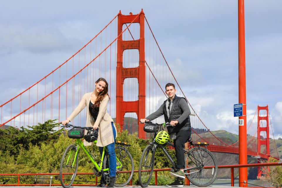 San Francisco: Golden Gate Bridge Guided Bike or eBike Tour - Fisherman’s Wharf to Ghirardelli Square: short stops with big payoff