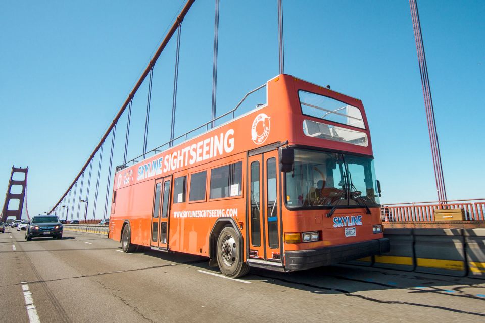 San Francisco: Hop-On Hop-Off Bus with Ferry & Alcatraz Tour - Golden Gate Bridge on an Open-Top Bus: The Part You’ll Remember