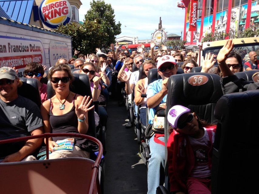 San Francisco: Hop-On Hop-Off Deluxe Bus Tour with 20 Stops - Start With Union Square or Jump On Later