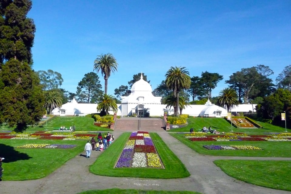 San Francisco: Hop-On Hop-Off Tour with Optional Night Tour - Palace of Fine Arts: a calm, scenic pause
