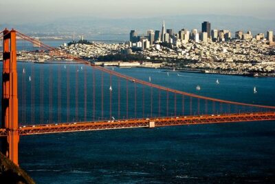 San Francisco Private City Tour - Shopping District to Nob Hill: Apple storefronts, Dewey Memorial, and old money views