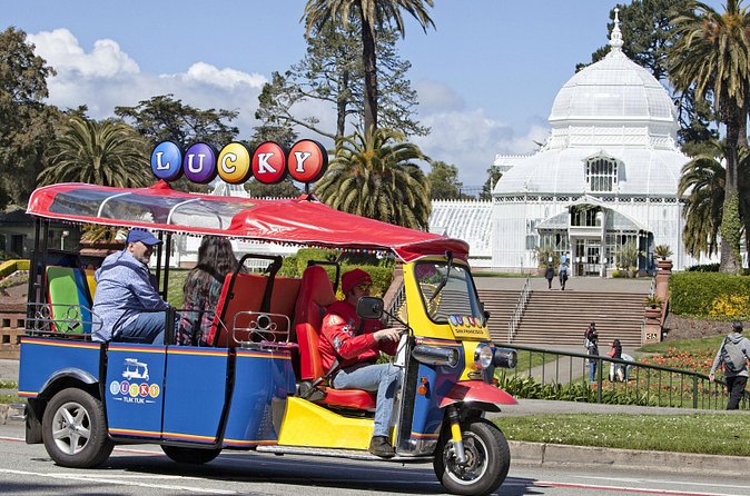 San Francisco Private Group City Tour 2.5 Hours - Lucky Tuk Tuk - Fort Point and Golden Gate Bridge photos without crossing the bridge
