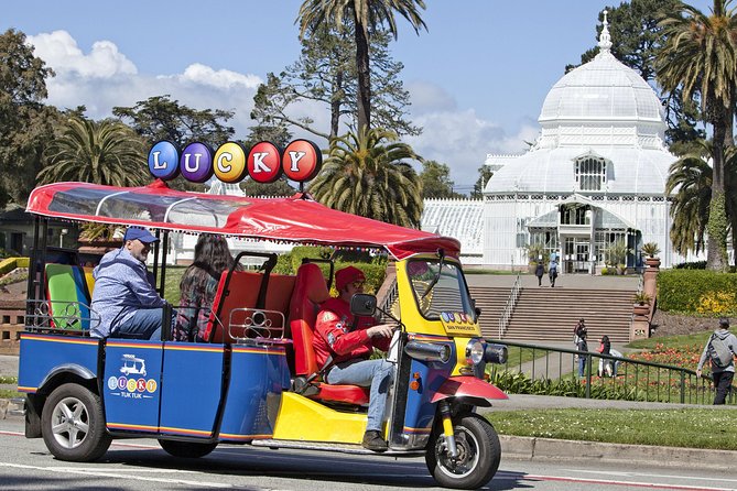 San Francisco Private Group City Tour - Lucky Tuk Tuk - The Wharf-to-photo finish: Pier 39, Umbrella Alley, and quick postcards