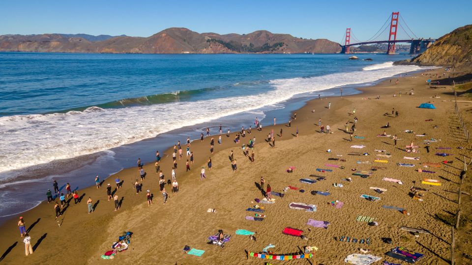 San Francisco: Silent Disco Yoga at Baker Beach - Meeting Point Flexibility and How to Find Your Start