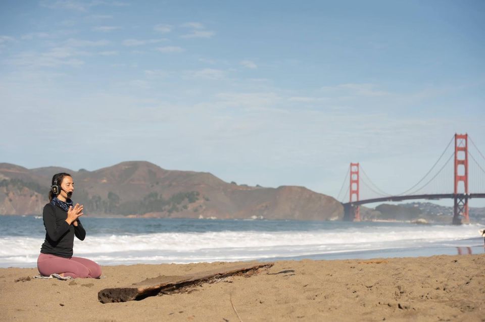 San Francisco: Silent Disco Yoga at Baker Beach - Value for $33: What You’re Really Paying For