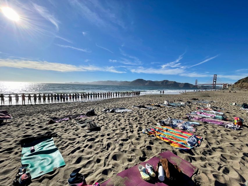 San Francisco: Silent Disco Yoga at Baker Beach - The Silent Disco Setup: Hear the Instructor, Control the Sound