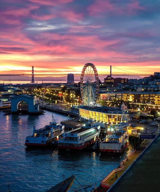 San Francisco: Sky Star Wheel - Fisherman's Wharf - Finding the Bay-Side Entrance Between Mason and Powell