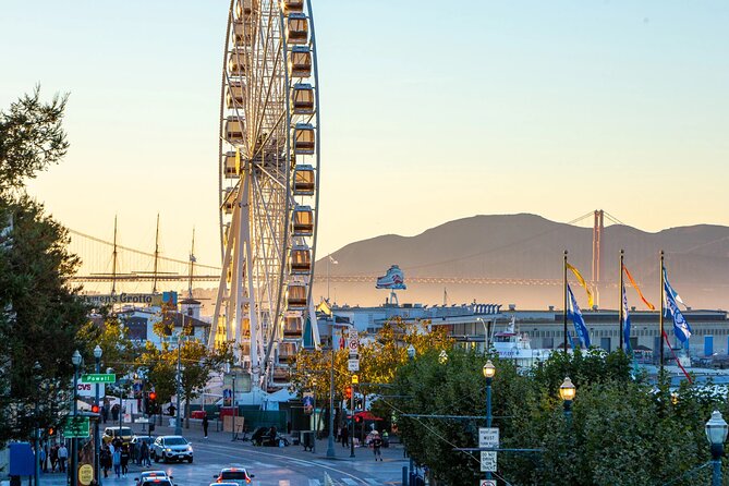 SkyStar Wheel Ticket in San Francisco - What You’ll See Over the Bay: Bridges, Coit Tower, and Alcatraz